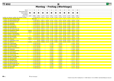 Fahrplan ab 01.01.2025