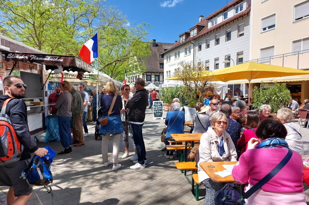 Französischer Markt in Lauffen a.N.