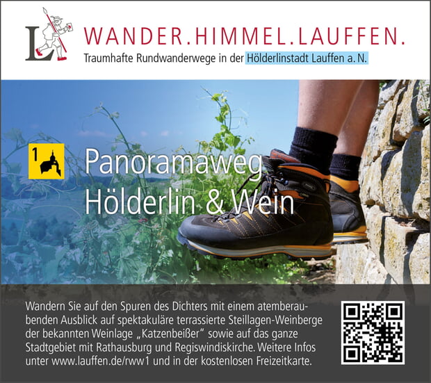 Wander.Himmel.Lauffen. Panoramaweg Hölderlin & Wein; www.lauffen.de/rww1