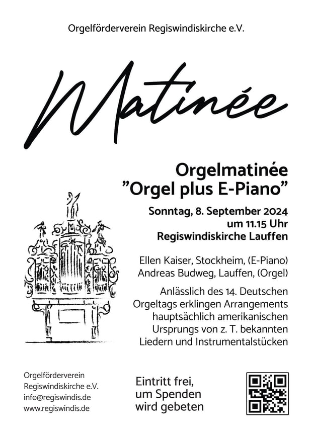 Einladung zur Orgel-Matinée 