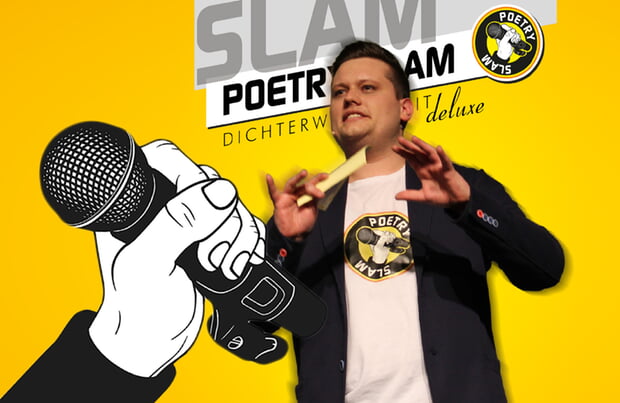 Dichterwettstreit Deluxe mit Moderator Elias Raatz 