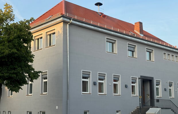 Die neue Fassade der Musikschule