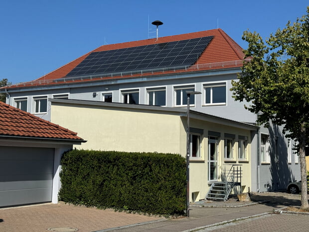 Die neue Fassade der Musikschule