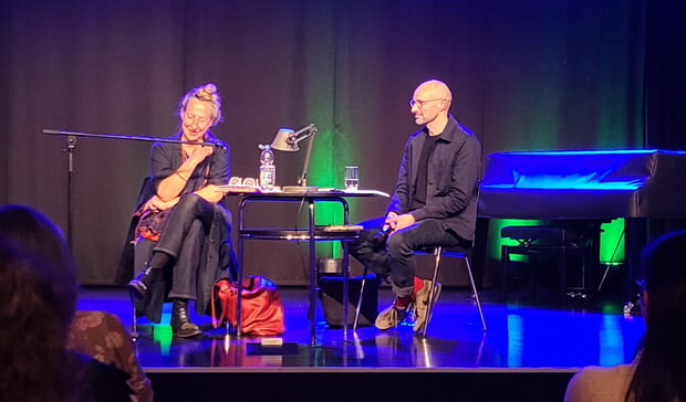 Foto: Bettina Keßler   Judith Hermann im Gespräch mit Fabian Göppelsröder