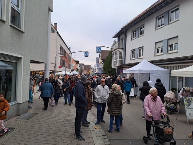 Toll besucht war über den ganzen Tag der Martinimarkt