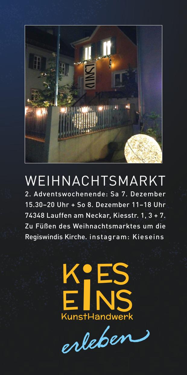 WeihnachtsFlyer Kunst am Kies