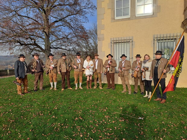 Die Böllergruppe des Schützenvereins Lauffen a.N. e.V.