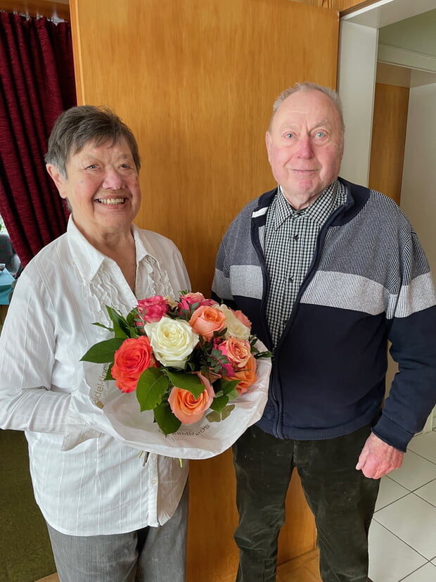 Erika und Dieter Link durften das besondere Ehejubiläum der Diamantenen Hochzeit feiern 