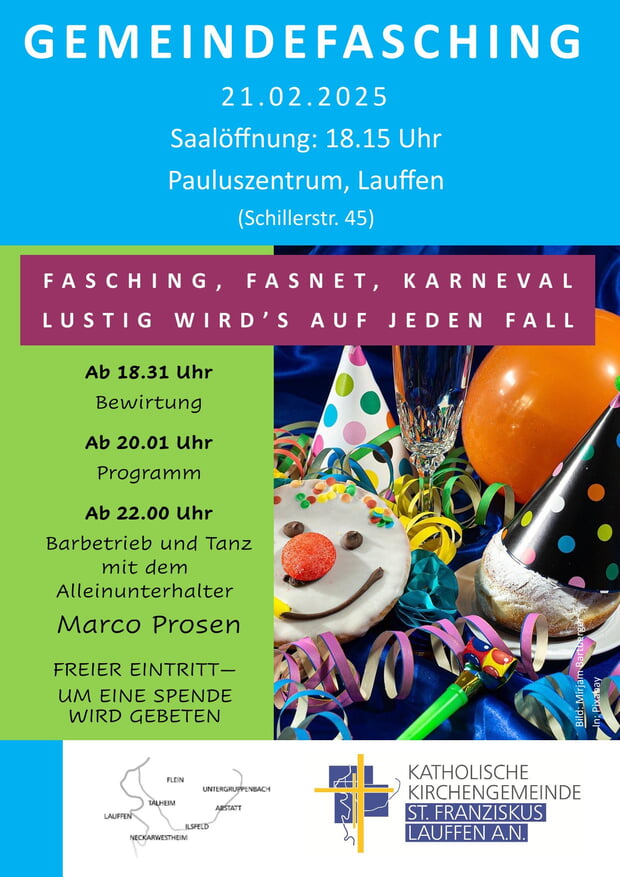 Gemeindefasching im Paulus Zentrum