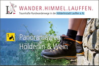 Wander.Himmel.Lauffen. Panoramaweg Hölderlin & Wein; www.lauffen.de/rww1