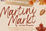 Verkaufsoffener Sonntag 10. November 13 bis 18 Uhr